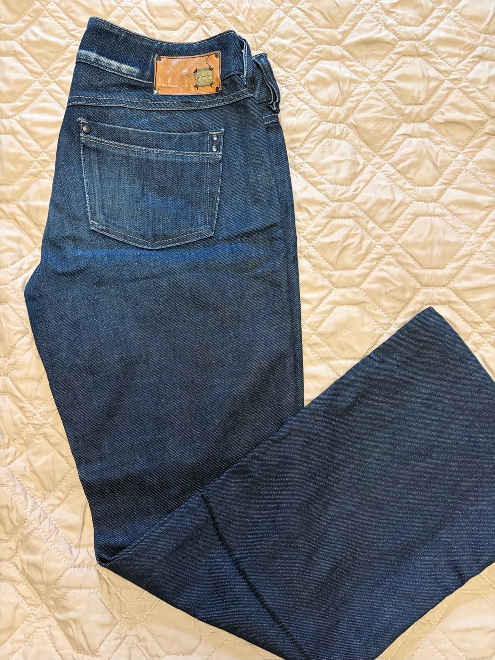Diesel Men’s Dark Blue Relaxed Jeans